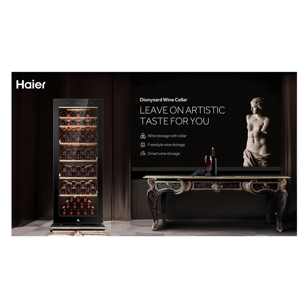 ตู้แช่ไวน์ HAIER JC-198 84 ขวด สีดำ