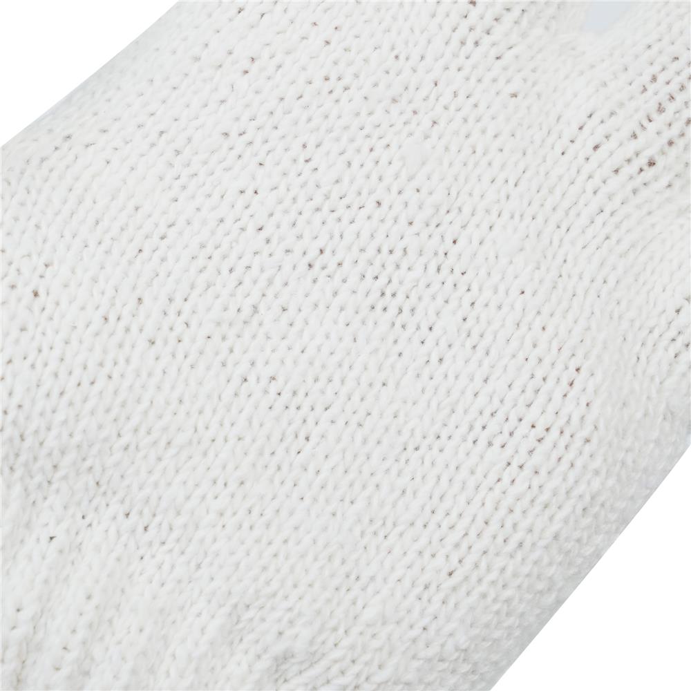 ถุงมือทอ DEXZON 6 ขีด 10 โหล/แพ็ก สีขาว