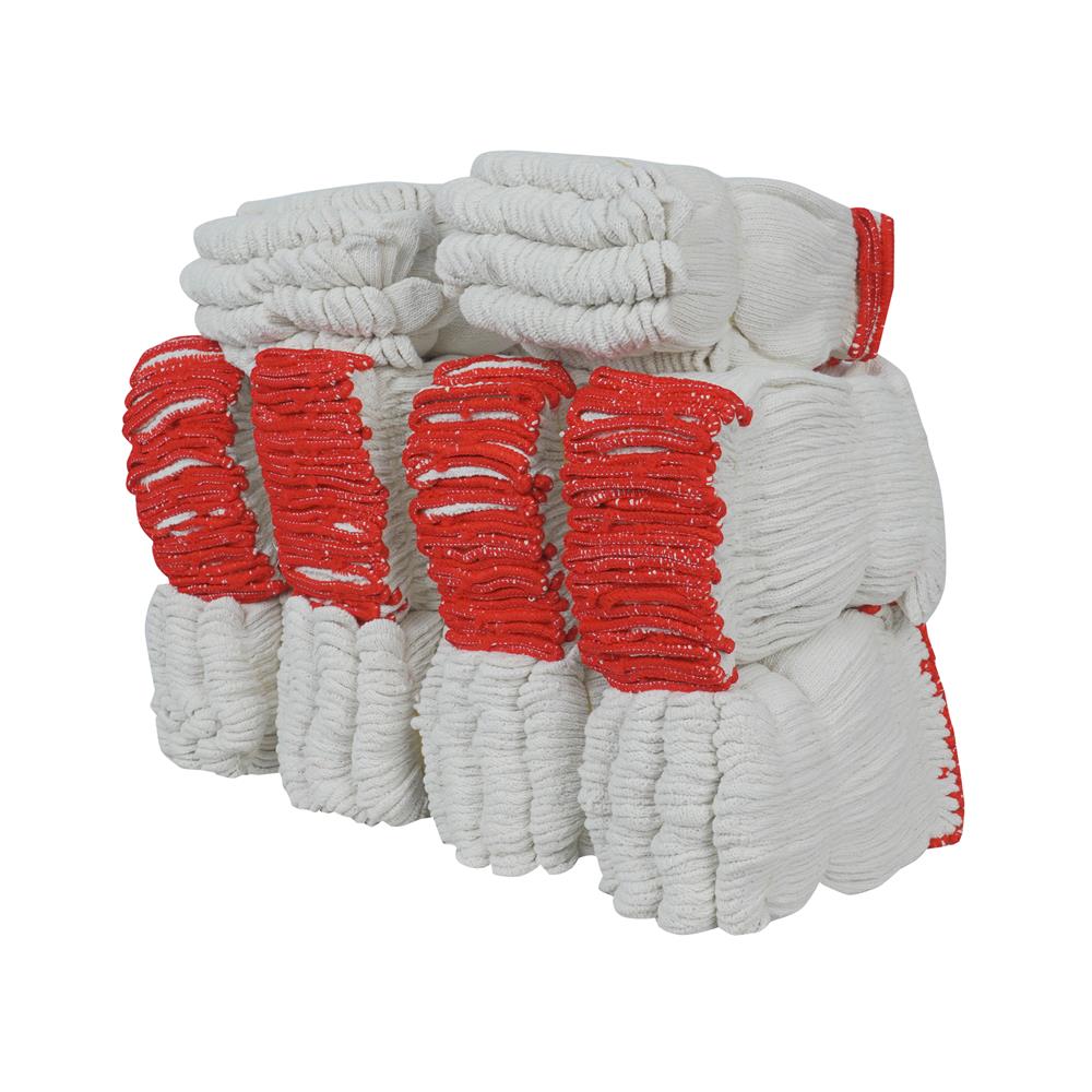 ถุงมือทอ DEXZON 6 ขีด 10 โหล/แพ็ก สีขาว