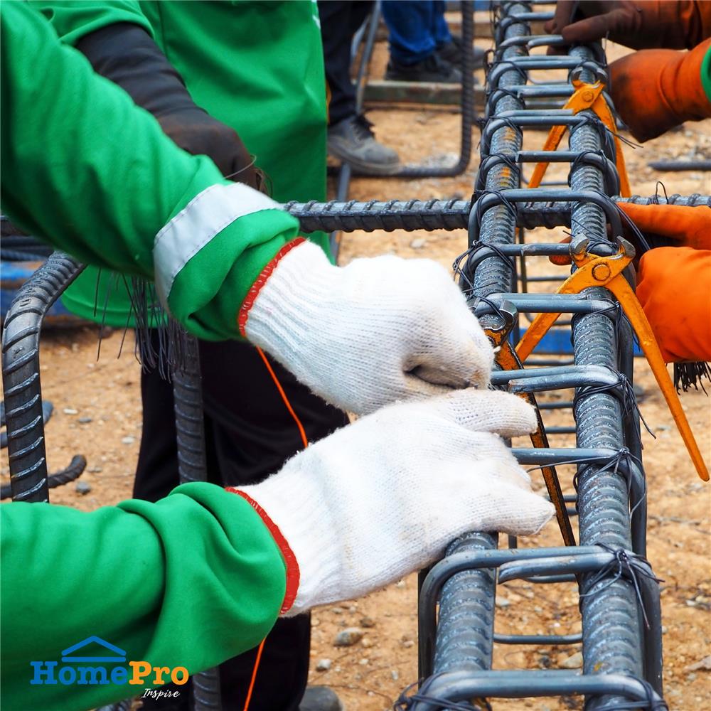 ถุงมือทอ DEXZON 6 ขีด 10 โหล/แพ็ก สีขาว