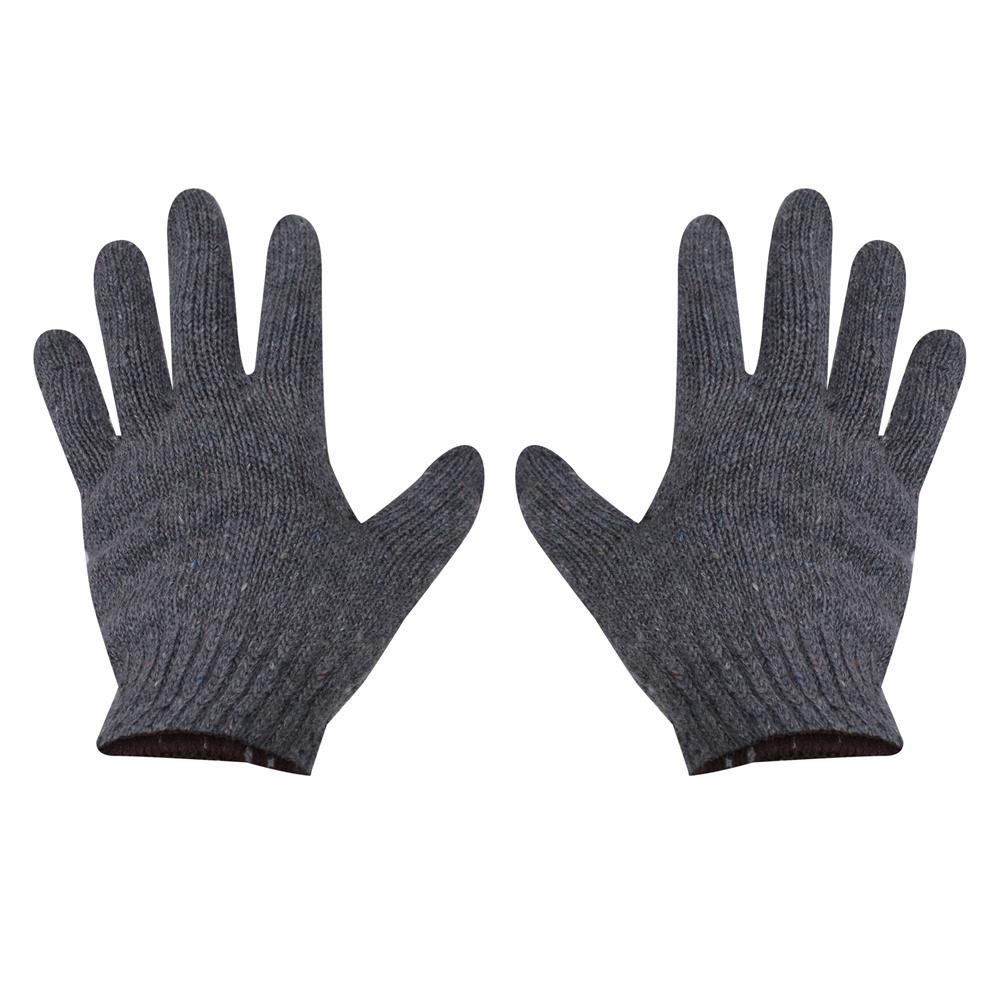 ถุงมือทอ DEXZON 7 ขีด แพ็ก 1 โหล สีเทา