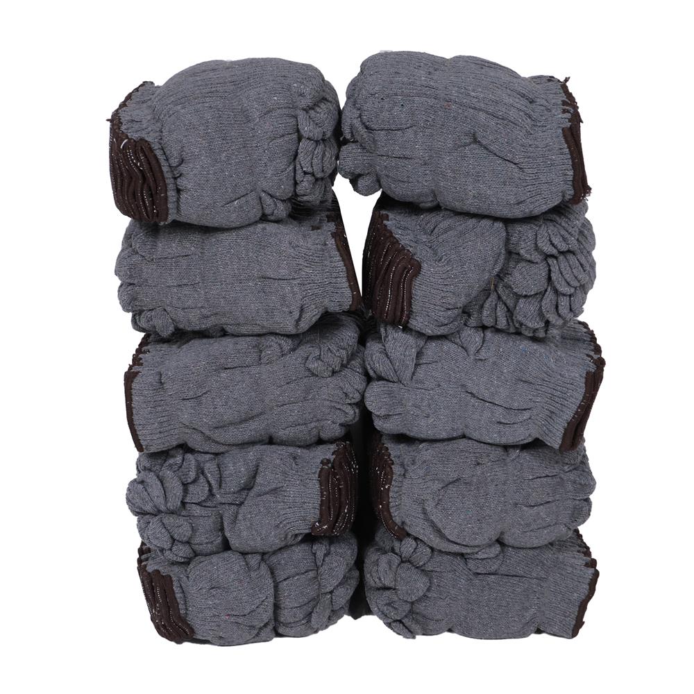 ถุงมือทอ DEXZON 7 ขีด แพ็ก 1 โหล สีเทา