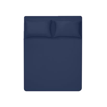 ชุดผ้าปูที่นอน 6 ฟุต 3 ชิ้น BENEATH NAVY BLUE สีน้ำเงินเข้ม_5