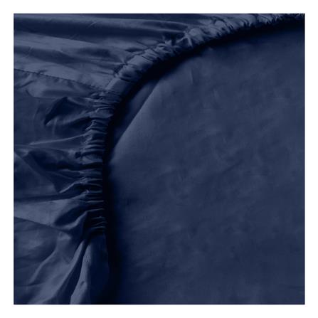 ชุดผ้าปูที่นอน 6 ฟุต 3 ชิ้น BENEATH NAVY BLUE สีน้ำเงินเข้ม_6