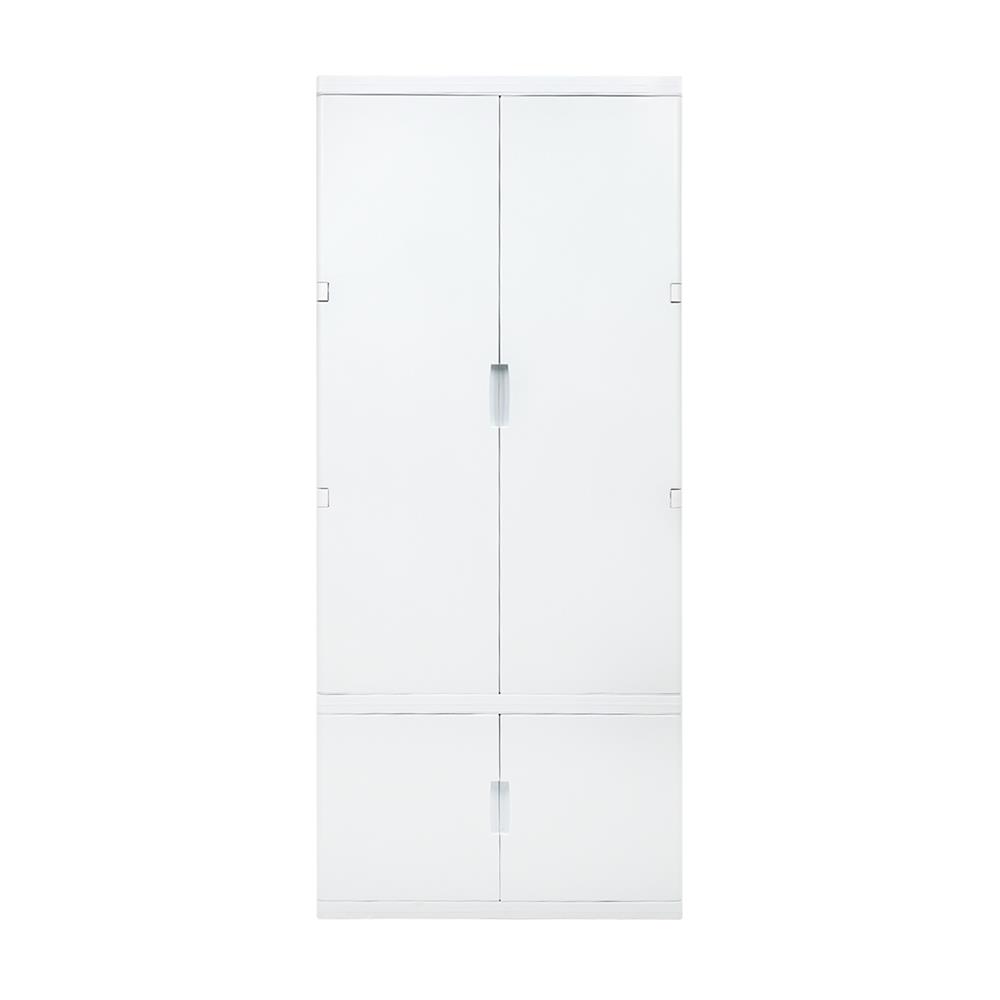 ตู้เสื้อผ้า STACKO SUPER CODE 69x50x161 ซม. สีขาว