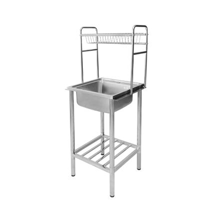 ซิงค์ขาตั้ง 1 หลุม DYNA HOME DH5050GB สีเงิน_1