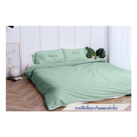 ชุดผ้าปูที่นอน 6 ฟุต 4 ชิ้น BENEATH PEPERMINT สีเขียว