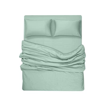 ชุดผ้าปูที่นอน 6 ฟุต 4 ชิ้น BENEATH PEPERMINT สีเขียว_5