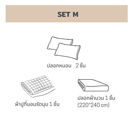 ชุดผ้าปูที่นอน 6 ฟุต 4 ชิ้น BENEATH PEPERMINT สีเขียว_8