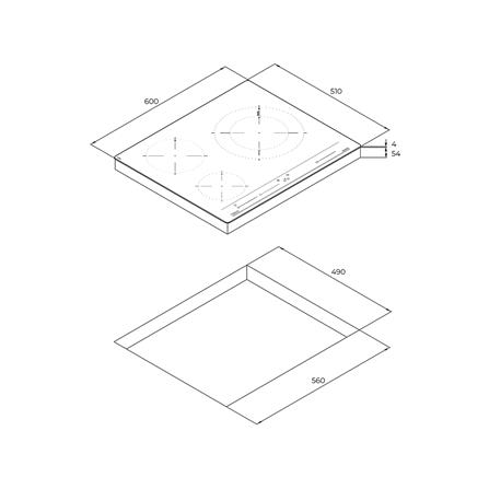 เตาฝังอินดักชั่น TEKA IBC 63015 MSS BK 60 ซม._4