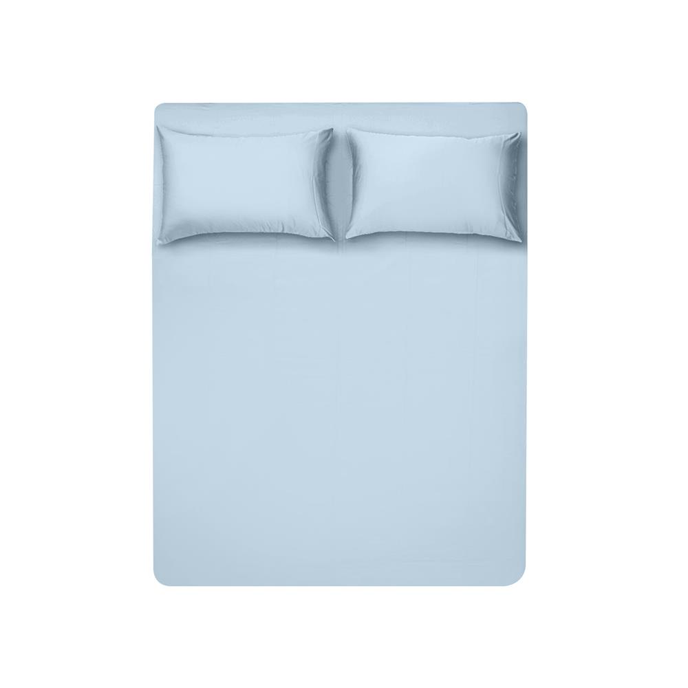 ชุดผ้าปูที่นอน 6 ฟุต 3 ชิ้น BENEATH LIGHT BLUE สีฟ้า