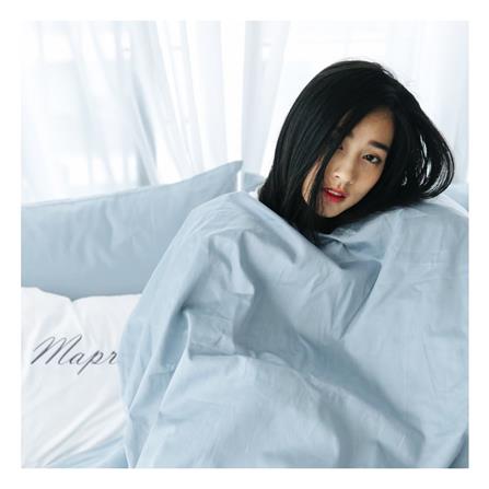 ชุดผ้าปูที่นอน 6 ฟุต 3 ชิ้น BENEATH LIGHT BLUE สีฟ้า_2