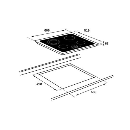 เตาฝังเซรามิก TEKA TZ 6315 60 ซม._3