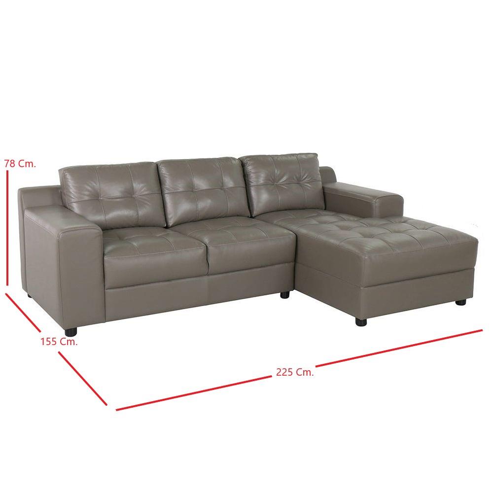 โซฟาเข้ามุมขวา SB FURNITURE MULANO 19089069 สีเทา