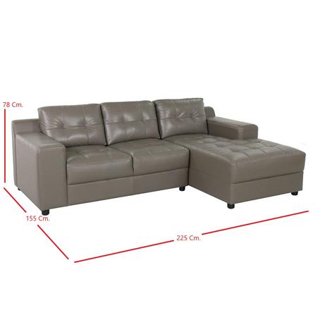 โซฟาเข้ามุมขวา SB FURNITURE MULANO 19089069 สีเทา_9