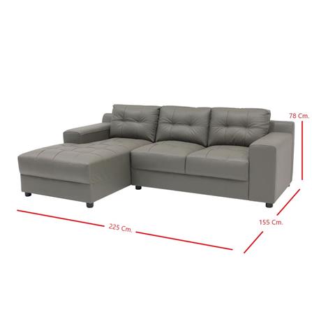 โซฟาเข้ามุมซ้าย SB FURNITURE MULANO 19113812 สีเทา_6