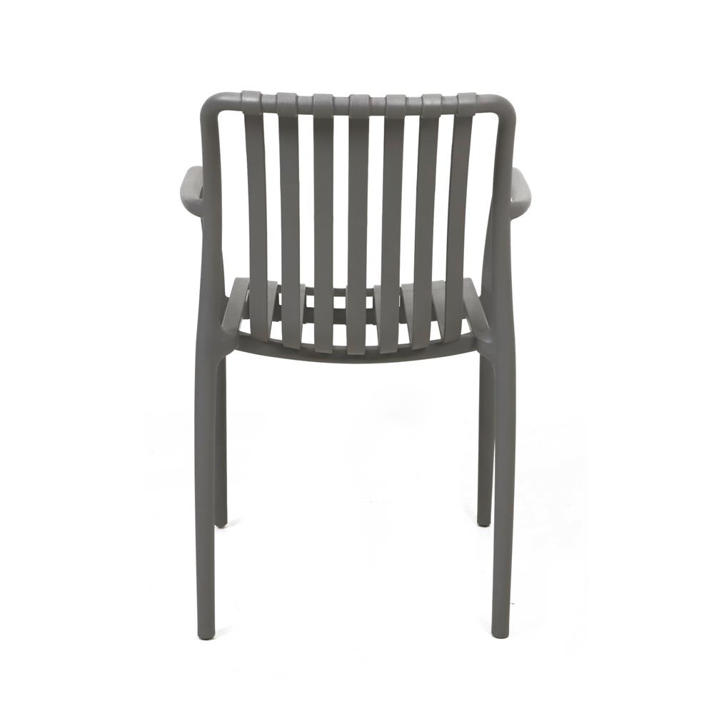 เก้าอี้พลาสติก SPRING CALVYN สีเทา