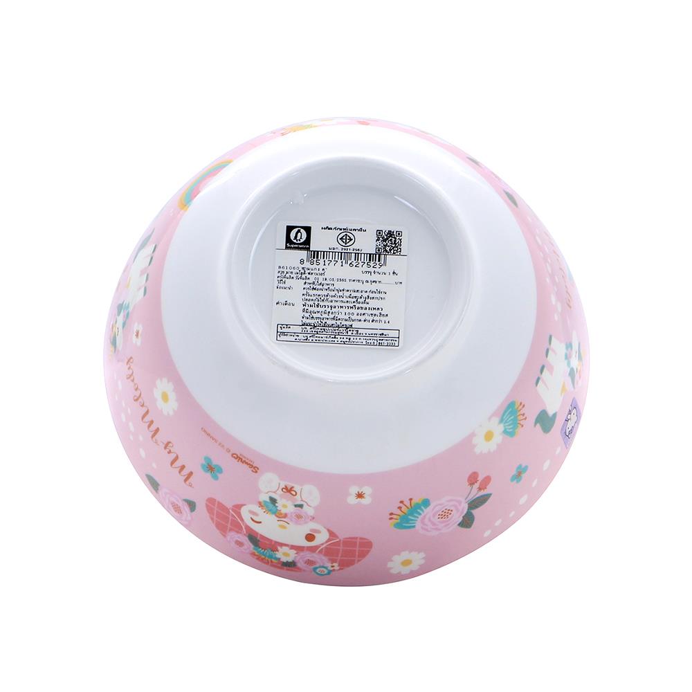 ชามเมลามีน 6 นิ้ว SUPERWARE MY MELODY FLOWER