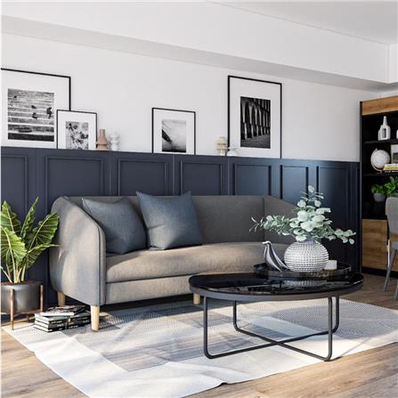 โซฟา 3 ที่นั่ง KONCEPT CRECH 19191966 สีเทา_4