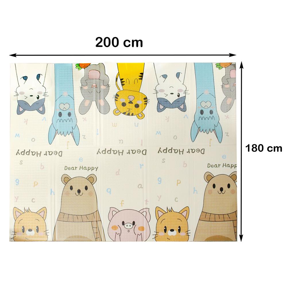 แผ่นอเนกประสงค์ HOME LIVING STYLE D-HAPPY 180X200 ซม. สีครีม