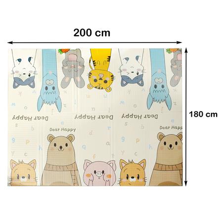 แผ่นอเนกประสงค์ HOME LIVING STYLE D-HAPPY 180X200 ซม. สีครีม_9