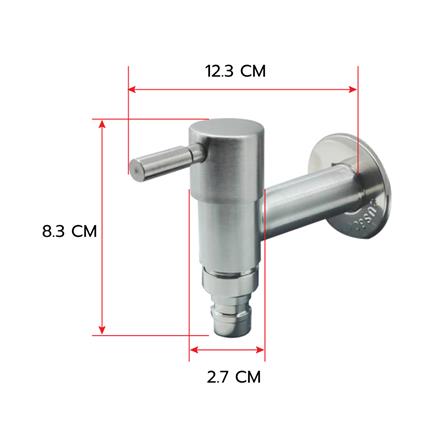 ก๊อกล้างพื้น 1 ทาง HOEN HOME-1004S(T) สเตนเลส_2