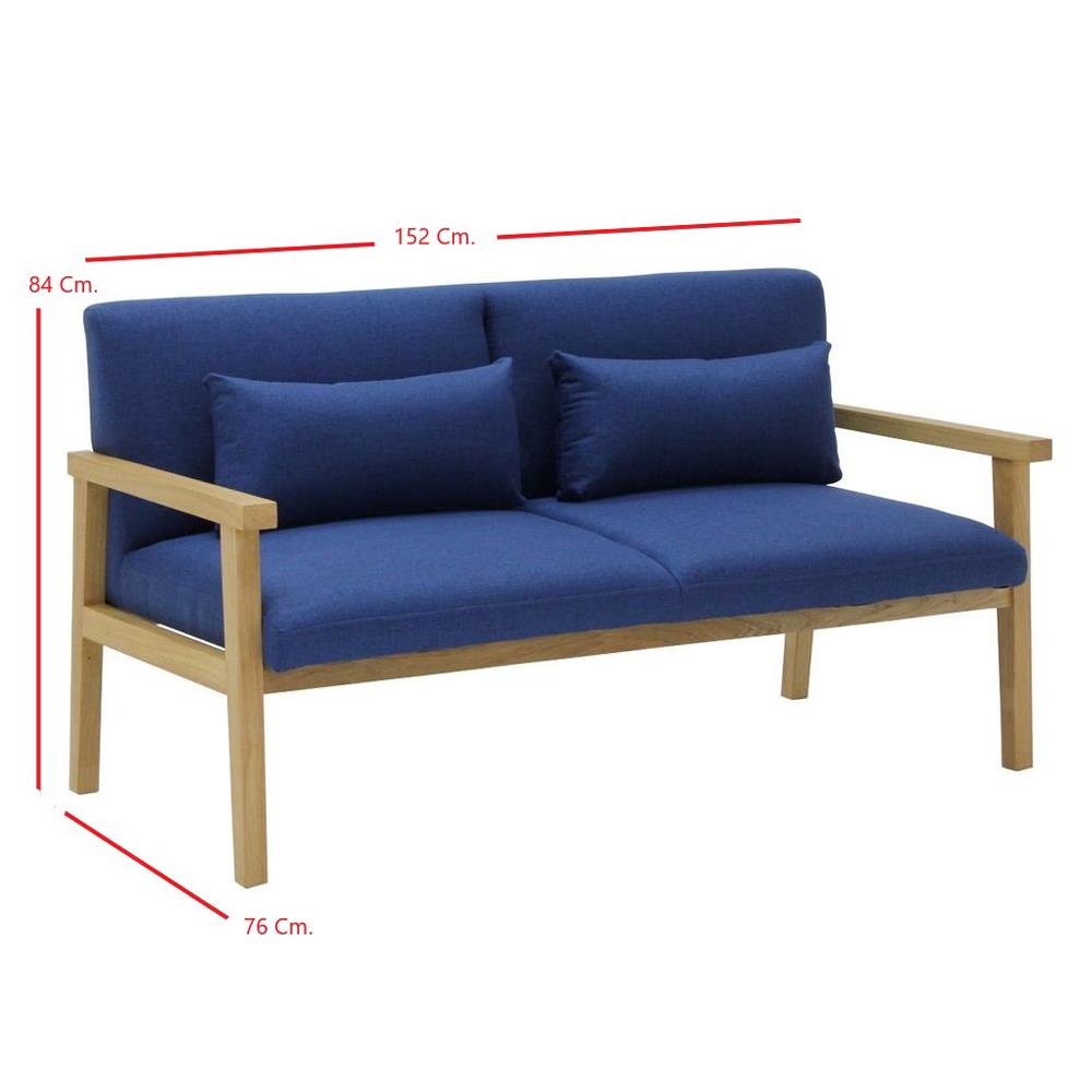 โซฟา 2 ที่นั่ง KONCEPT RIN 19211529 สีน้ำเงิน