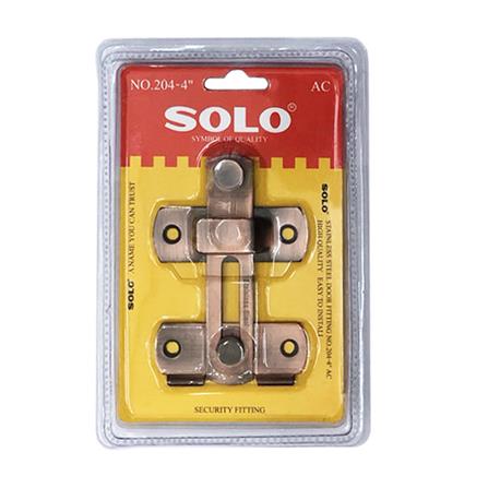 กลอนตัวล็อก SOLO 204 4 นิ้ว สีทองแดงรมดำ_1