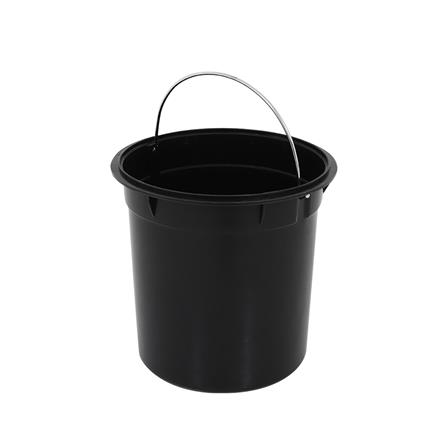 ถังขยะเหยียบกลมฝาไม้ ACCO SYLVAN 5 ลิตร สีดำ_5