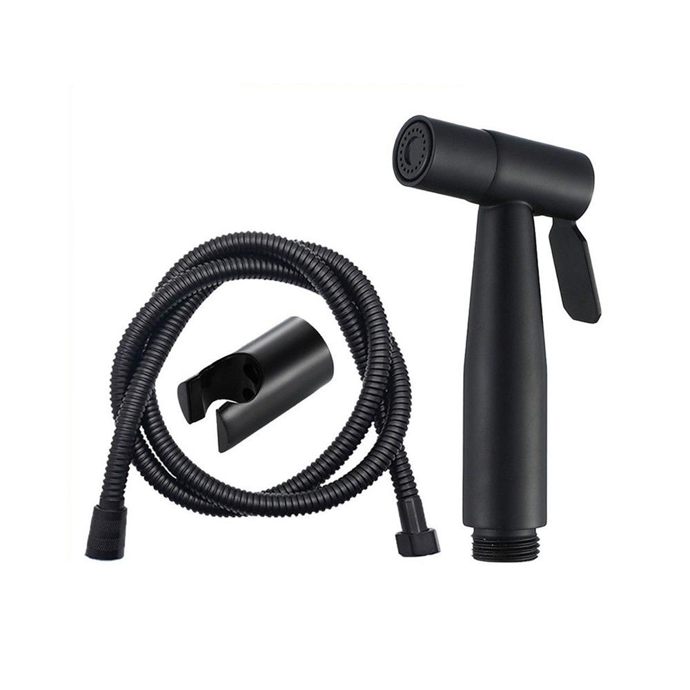 สายฉีดชำระสเตนเลสครบชุด HOEN HOME-112B(T) สีดำ