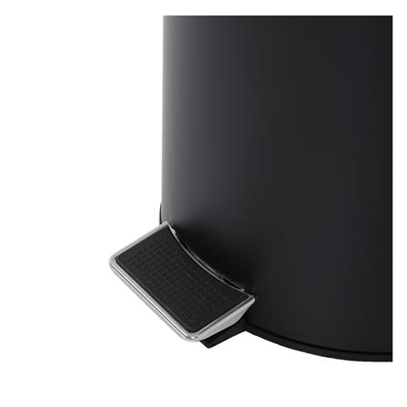 ถังขยะเหยียบกลมฝาไม้ ACCO SYLVAN 12 ลิตร สีดำ_4