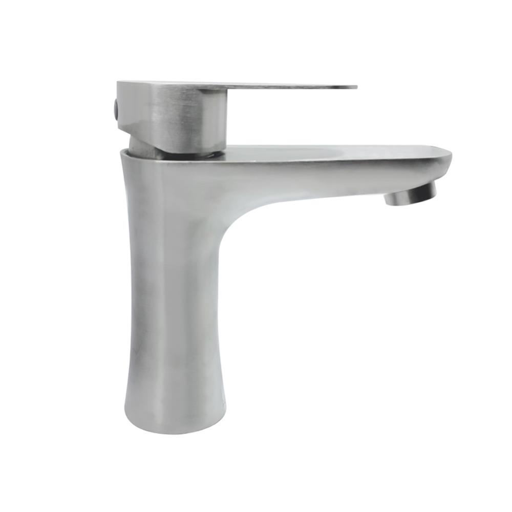 ก๊อกอ่างล้างหน้าเดี่ยว HOEN LS-2101(T) สีสเตนเลส