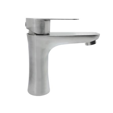 ก๊อกอ่างล้างหน้าเดี่ยว HOEN LS-2101(T) สีสเตนเลส_1