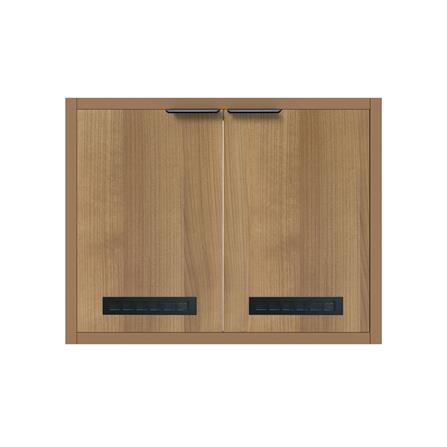 บานซิงค์คู่พร้อมช่องระบายอากาศ CABIN HACHI 84x65 ซม. สี MOCHA