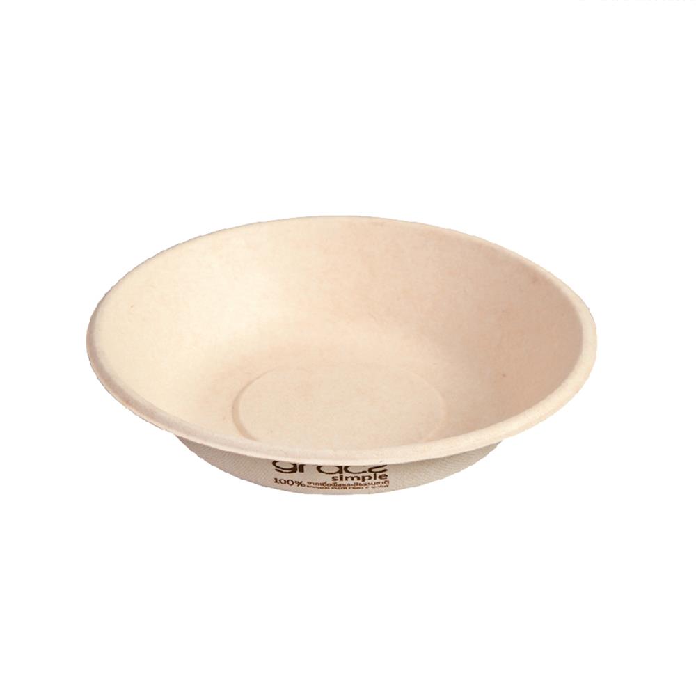 ชามชานอ้อยผสมเยื่อไผ่ 680 มล. GRACZ SIMPLE แพ็ก 6ใบ