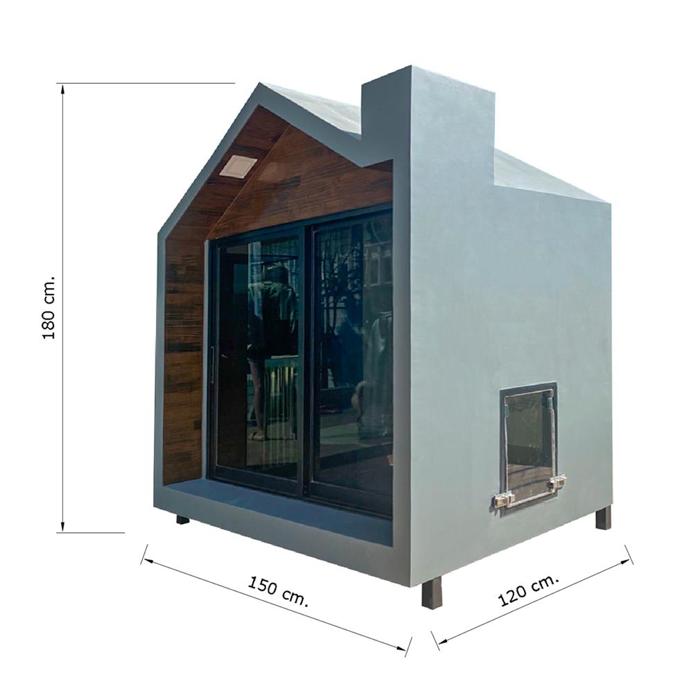 บ้านหมา บ้านแมว T.C. DOGHOUSE 7 NORDIC 120x150x180 ซม.
