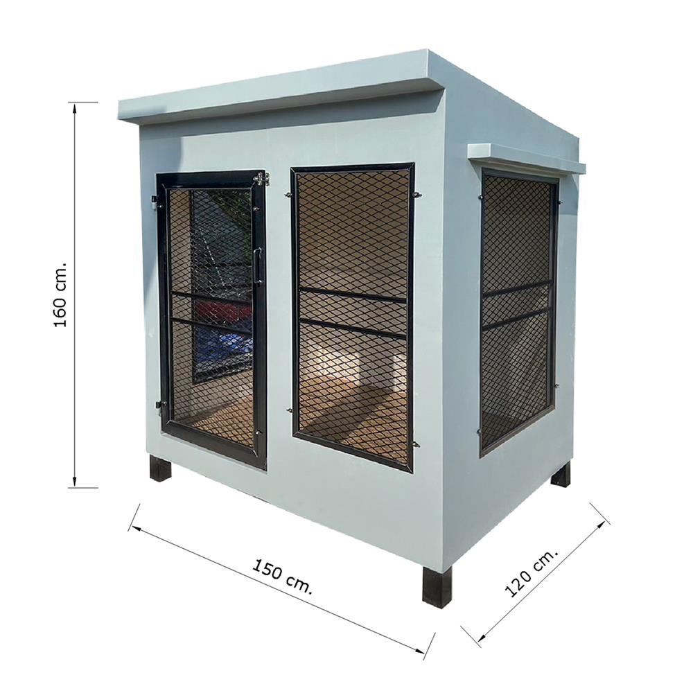บ้านหมา บ้านแมว T.C. DOGHOUSE 14 MODERN 120X150X160 ซม.