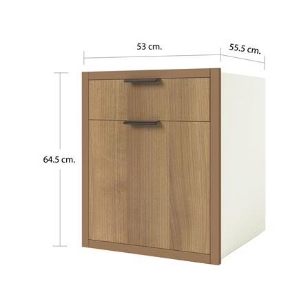 ตู้ลิ้นชัก CABIN HACHI 53x65 ซม. สี MOCHA_6