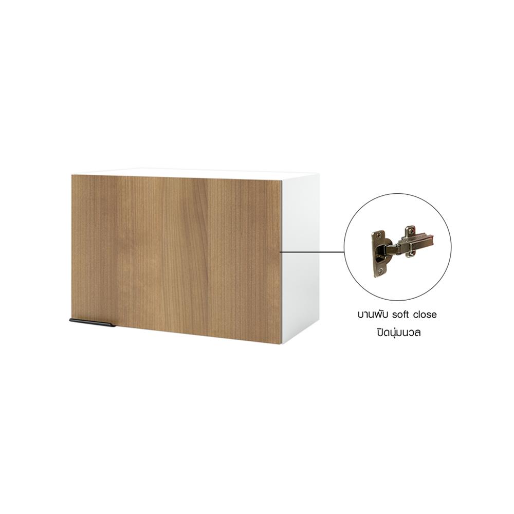 ตู้แขวนบานเดี่ยว CABIN HACHI 60x40 ซม. สี MOCHA
