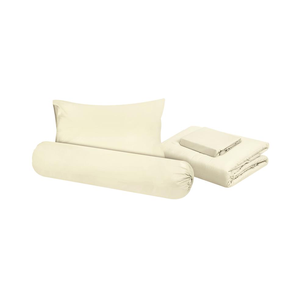 ชุดผ้าปูที่นอน 3.5 ฟุต 4 ชิ้น ME LIVING MARI สีเบจ