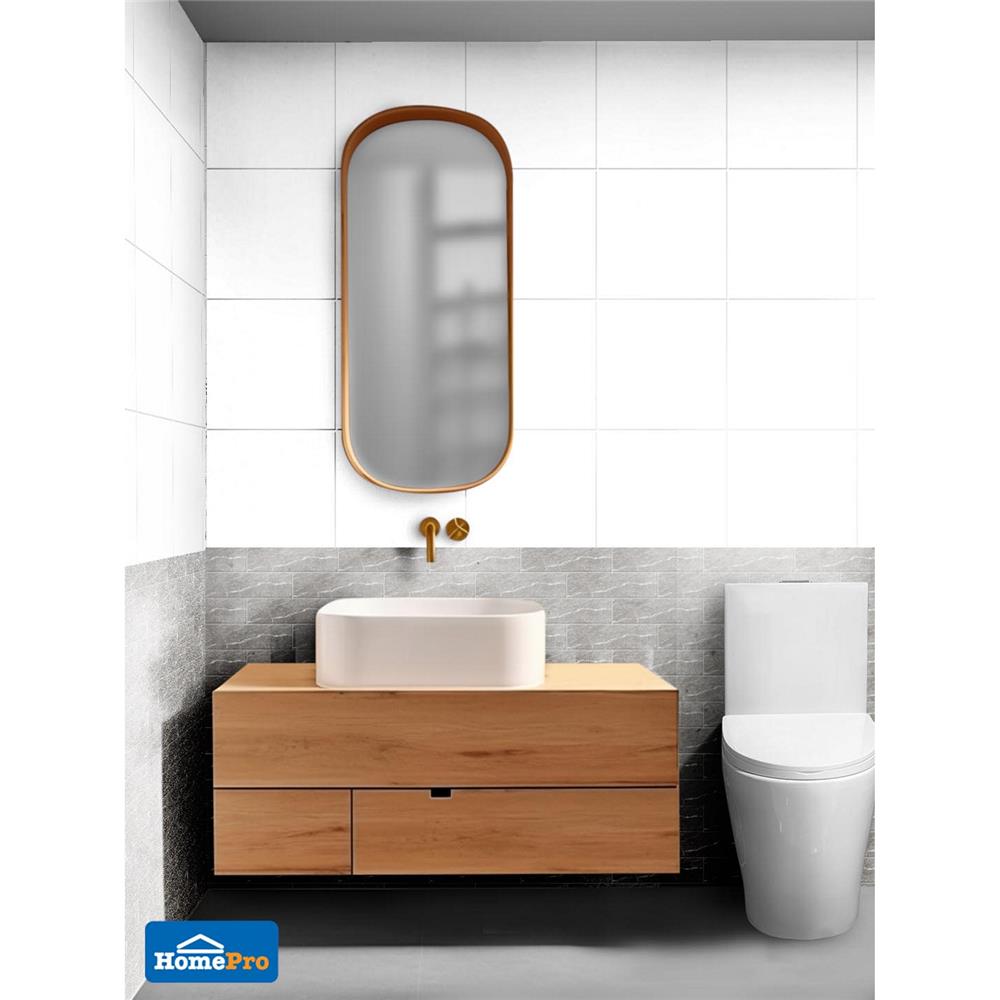 กระเบื้องผนังพอร์ซเลน 6x21.7 ซม. COTTO ฟิอามา แอช PM 1 ตร.ม.