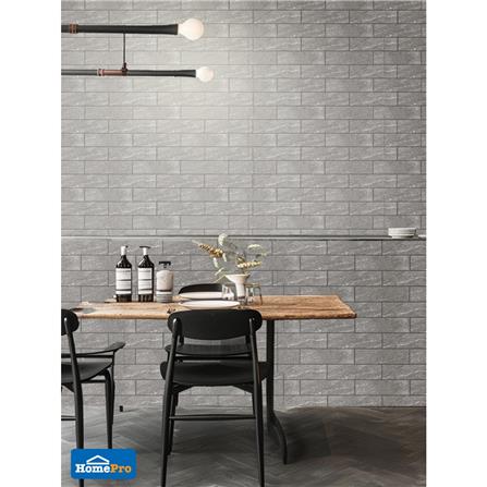 กระเบื้องผนังพอร์ซเลน 6x21.7 ซม. COTTO ฟิอามา แอช PM 1 ตร.ม._10