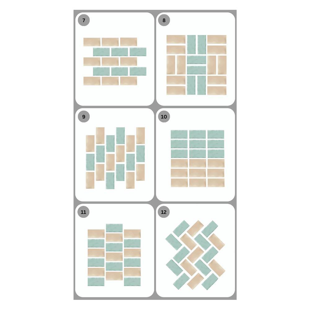กระเบื้องผนังพอร์ซเลน 6x21.7 ซม. COTTO ฟิอามา คาร์บอน PM 1 ตร.ม.
