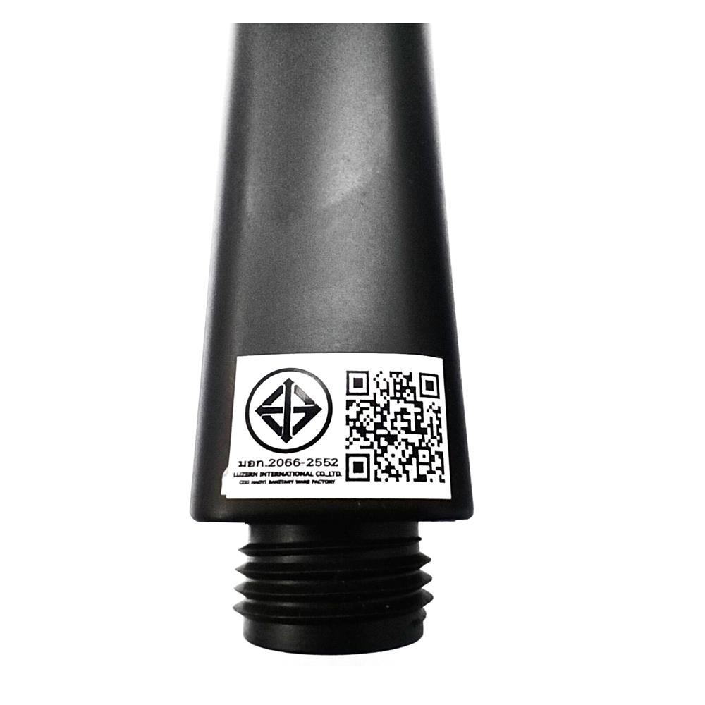 ฝักบัวสายอ่อน 1 ระดับ HOEN HOME-203B(T) สีดำ