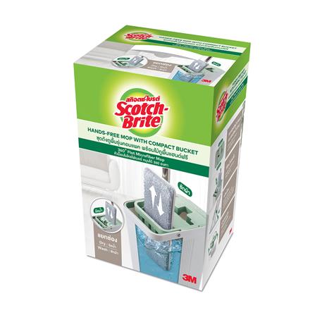ชุดอุปกรณ์ถังปั่นพร้อมไม้ถูพื้น SCOTCH-BRITE COMPACT_5