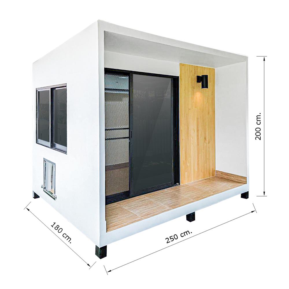 บ้านหมา บ้านแมว T.C. DOGHOUSE 6 MODERN 180X250X200 ซม.