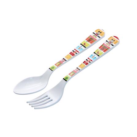 ชุดช้อนส้อมเมลามีน SUPERWARE MICKEY SUMMER FUN_1