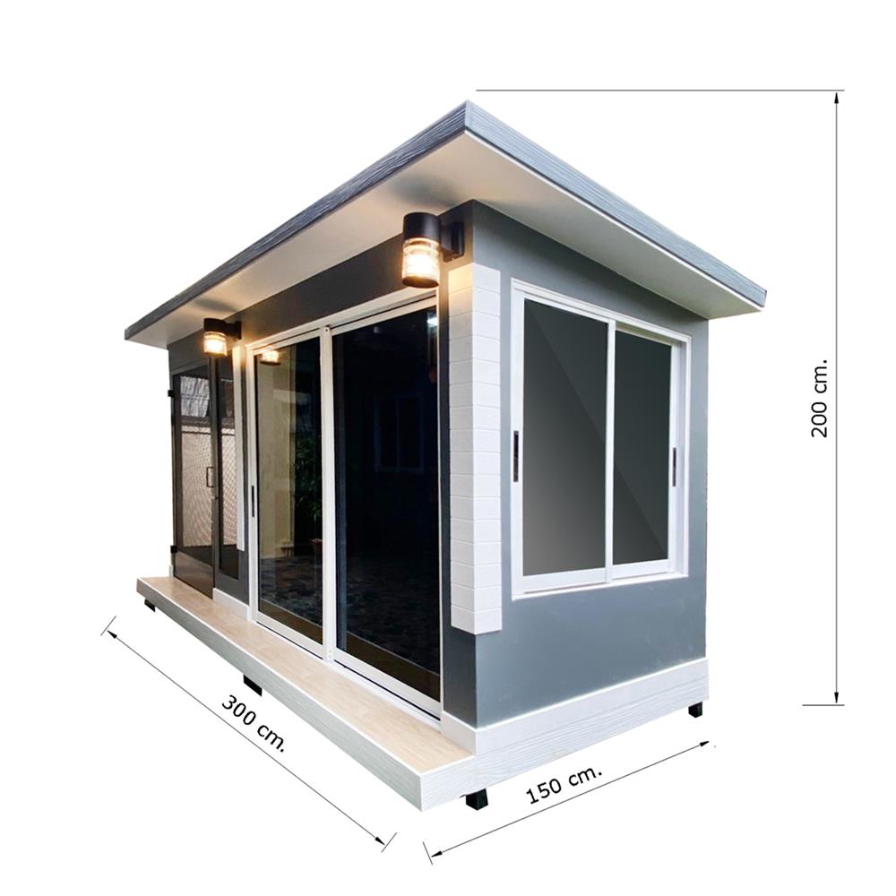 บ้านหมา บ้านแมว T.C. DOGHOUSE 18 CLASSIC 150X300X200 ซม.