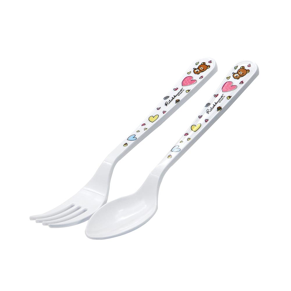 ชุดช้อนส้อมเมลามีน SUPERWARE RILAKKUMA LOVELY HEART