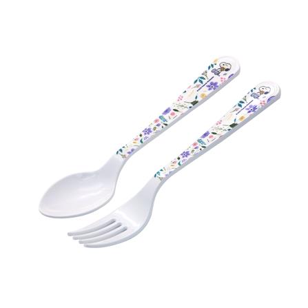 ชุดช้อนส้อมเมลามีน SUPERWARE SNOOPY BLOSSOM_1